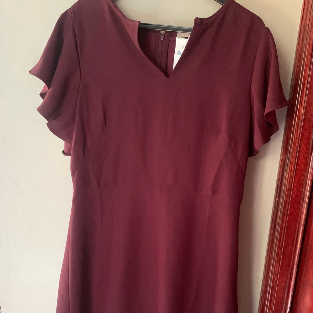 Loft outlet dress. Purple. Sz8